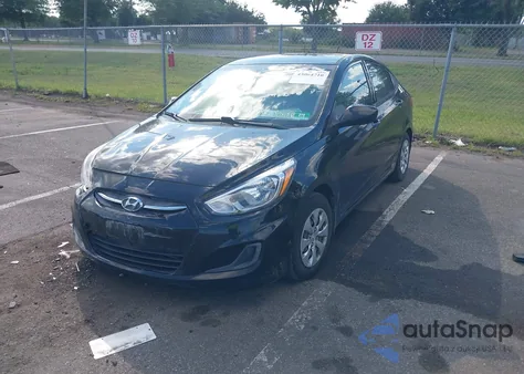 2016 Hyundai Accent Se z USA, uszkodzony, nr VIN KMHCT4AE4GU152514
